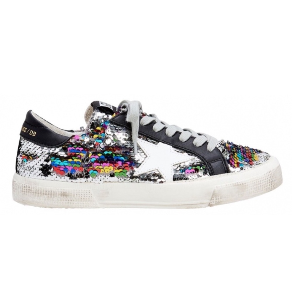 GOLDEN GOOSE GLITTER  SNEAKERS SIZE 38